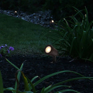 Adjustable Outdoor Garden Wall or Spike Ground Spot Light | GU10 | IP65 | Black