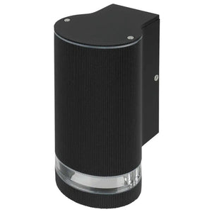 Helix 1 | Outdoor Down Wall Lantern Spot Light | GU10 | IP44 | Black