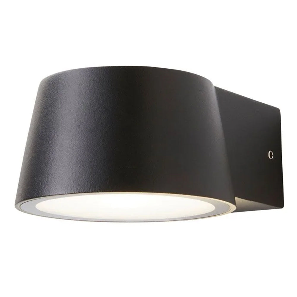 REIMS | Outdoor Down Wall Light Fitting | 5.4W LED | 4000K Neutral White | IP54 | Black