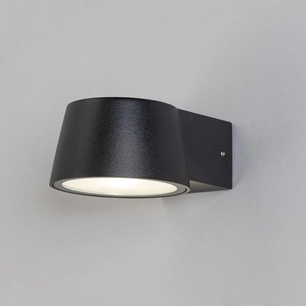 REIMS | Outdoor Down Wall Light Fitting | 5.4W LED | 4000K Neutral White | IP54 | Black