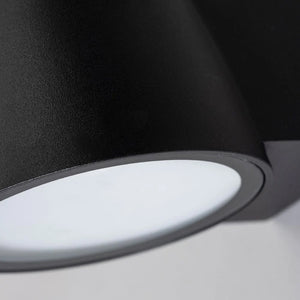 REIMS | Outdoor Down Wall Light Fitting | 5.4W LED | 4000K Neutral White | IP54 | Black