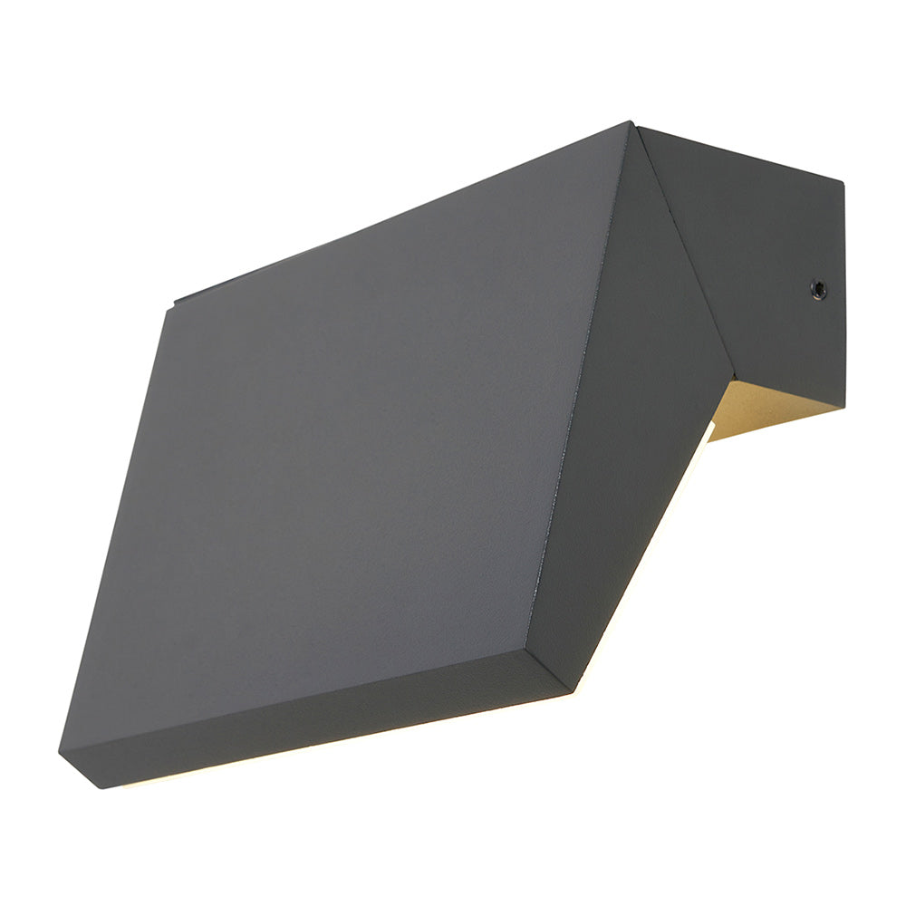 RAYU | Outdoor Up or Down Wall Light | Ideal for Porches & Exterior Area | LED 4000K Neutral White | IP65 | Anthracite