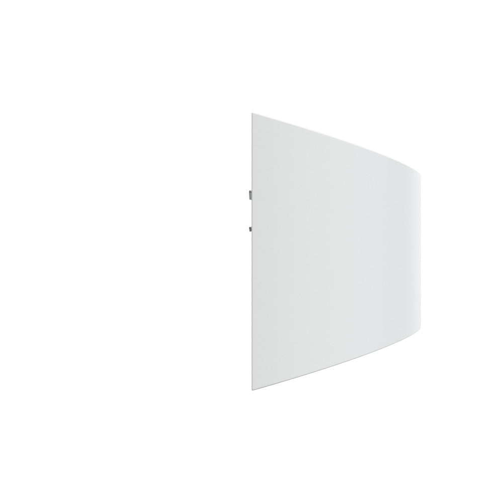 ALPHA XL Large Curved Plaster Uplighter Wall Fitting | E14 | Up Down Light Effect