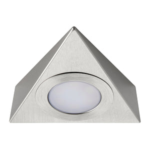 NYX | Surface Triangle Under Cabinet Light | LED 2.5W | IP20 | CCT Tri-Colour | Brushed Chrome