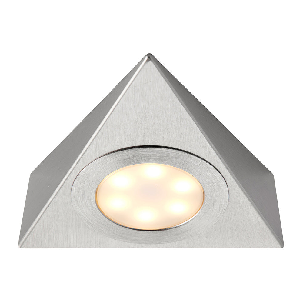 NYX | Surface Triangle Under Cabinet Light | LED 2.5W | IP20 | CCT Tri-Colour | Brushed Chrome