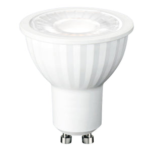 LED Fixed Recessed Dimmable Downlight Fitting | 6W GU10 | 6000K Daylight White | IP20 | White