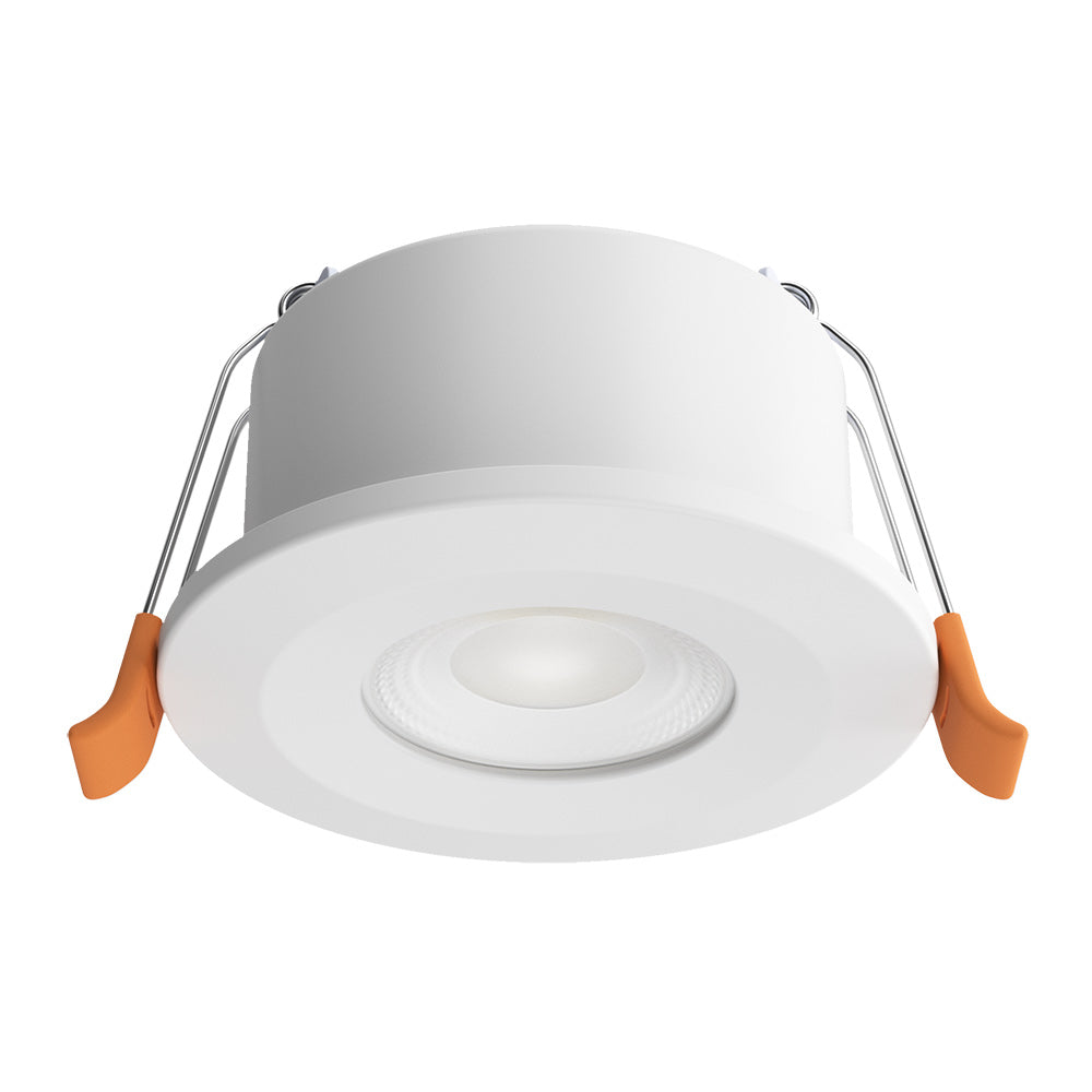 STRATA ECO | 3000K Warm White | LED Fire Rated Downlight | Dimmable 5W 600lm | IP65 | White