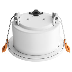 STRATA 5 | Tri-Colour CCT | LED Fire Rated Downlight | Dimmable 5W 600lm | IP65 | Brushed Chrome