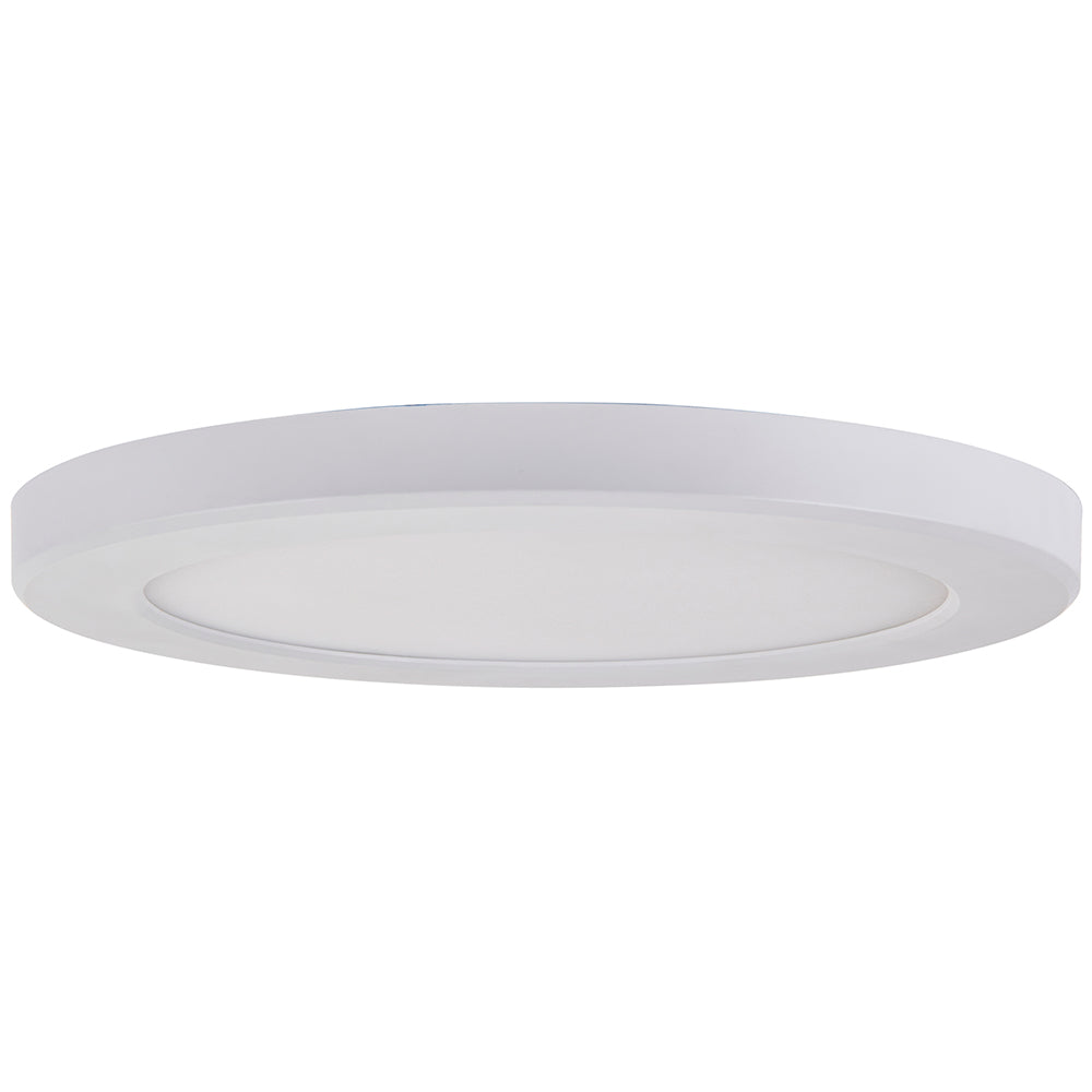 Adjustable Slim Flat Recessed / Surface Round Downlight Panel Light Fitting | LED 18W 1800lm | CCT Tri-Colour | IP44