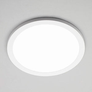 Adjustable Slim Flat Recessed / Surface Round Downlight Panel Light Fitting | LED 24W 2400lm | CCT Tri-Colour | IP44 | White