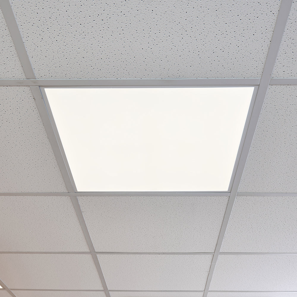 LED 600x600mm Recessed Light Panels 6 PACK | 40W 4000lm | Office Suspended Ceiling White | 4000K Neutral White