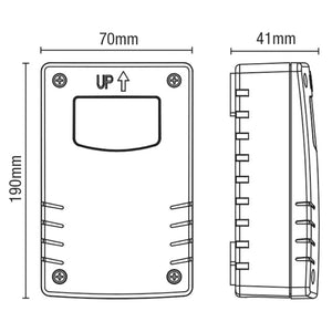 Outdoor Photocell Dusk to Dawn Wall Sensor with Timer | IP65 | Black