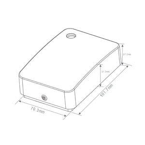 Outdoor Photocell Dusk to Dawn Wall Sensor | IP44 | Matt Black