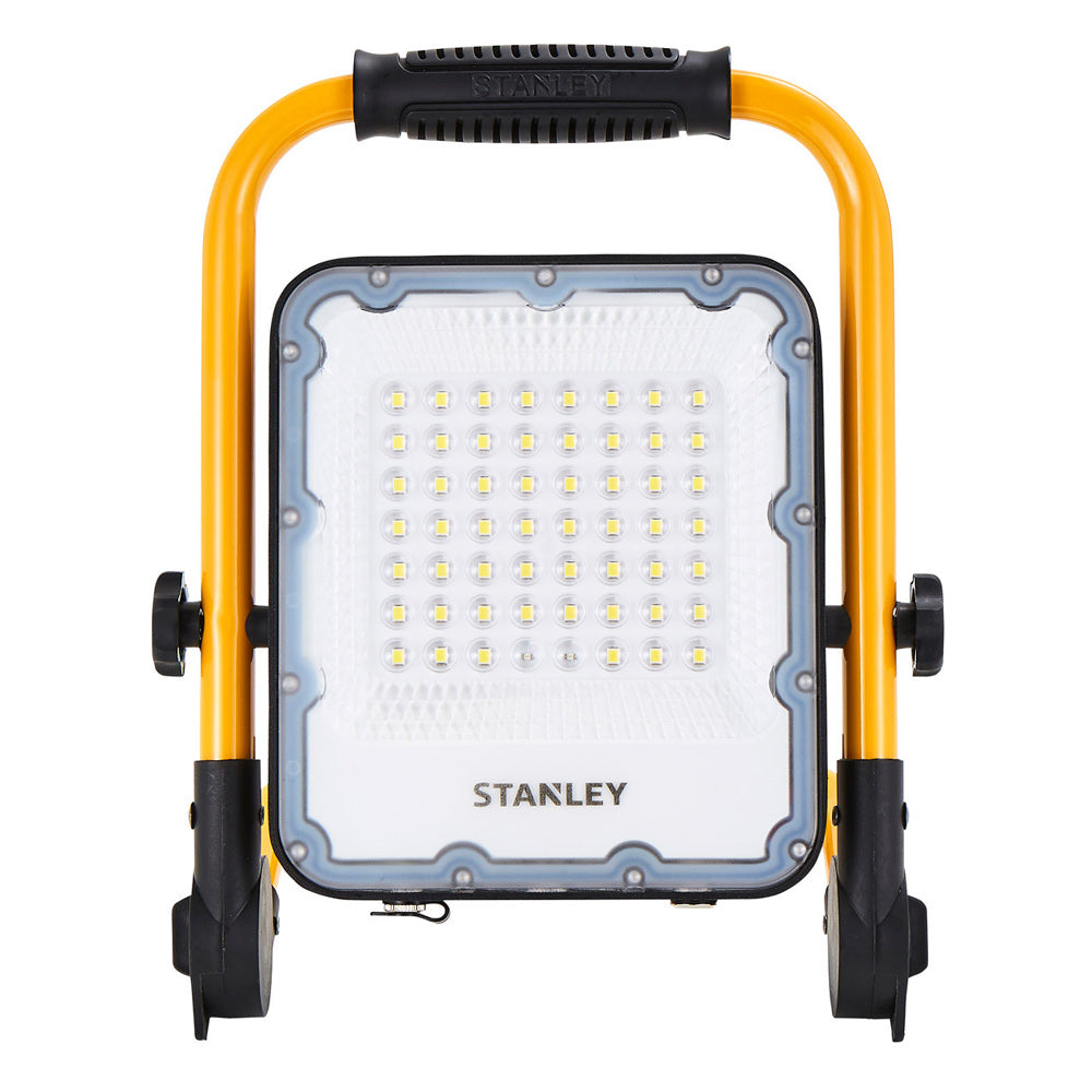 LED Rechargeable Slimline Folding Area Work Light | 50W 5500lm 6000K | Durable for Construction Sites | IP65