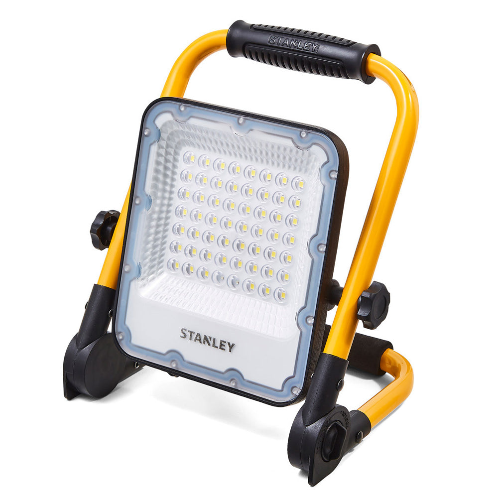 LED Rechargeable Slimline Folding Area Work Light | 50W 5500lm 6000K | Durable for Construction Sites | IP65