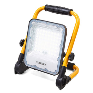 LED Rechargeable Slimline Folding Area Work Light | 50W 5500lm 6000K | Durable for Construction Sites | IP65