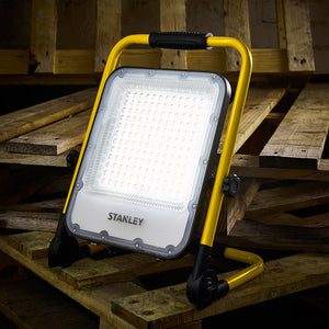 LED Rechargeable Slimline Folding Area Work Light | 50W 5500lm 6000K | Durable for Construction Sites | IP65