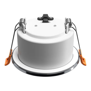 STRATA 5 | Tri-Colour CCT | LED Fire Rated Downlight | Dimmable 5W 600lm | IP65 | Polished Chrome