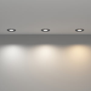 STRATA 5 | Tri-Colour CCT | LED Fire Rated Downlight | Dimmable 5W 600lm | IP65 | Polished Chrome