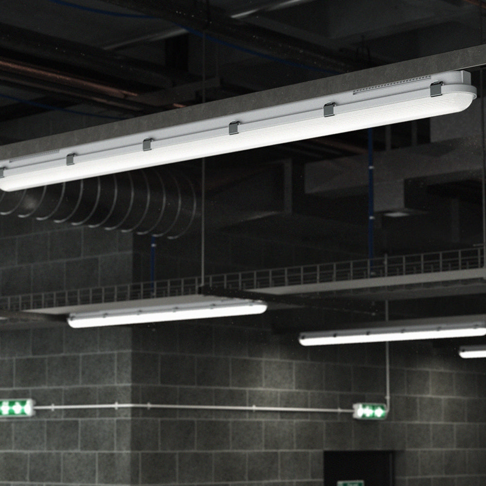 TORO Non-Corrosive LED Batten Light | 6ft High Lumen 8400lm | CCT Tri-Colour & Multi Wattage | IP65 | Emergency