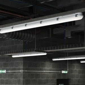 TORO Non-Corrosive LED Batten Light | 6ft High Lumen 8400lm | CCT Tri-Colour & Multi Wattage | IP65 | Standard