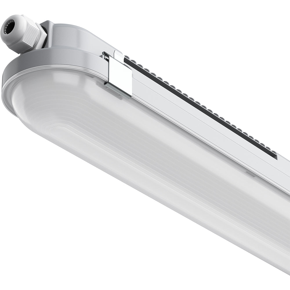 TORO Non-Corrosive LED Batten Light | 6ft High Lumen 8400lm | CCT Tri-Colour & Multi Wattage | IP65 | Microwave + Emergency