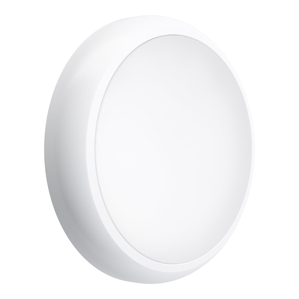 EUSTON TRINITY Slim Bulkhead Light | LED Multi Wattage 2160lm | Tri-Colour CCT | IP65 | 3hr Emergency