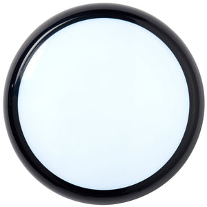 ACTON CCT Slim Bulkhead Light Fitting | LED Multi Wattage 1800lm | CCT Tri-Colour Switchable | IP65 | Black | Standard