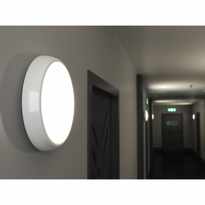 EUSTON CCT Slim Bulkhead Light Fitting | LED 14W 1430lm | CCT Tri-Colour Switchable | IP65 | Standard