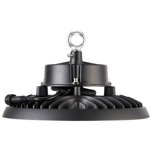 HELIOS Highbay Industrial Ceiling Light for Warehouses & Commercial | LED 200W 28000lm | 4000K Neutral White | IP66 | Black