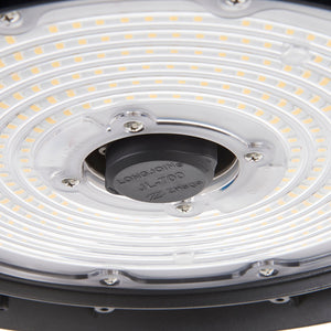 HELIOS Highbay Industrial Ceiling Light for Warehouses & Commercial | LED 100W 14000lm | 4000K Neutral White | IP66 | Black