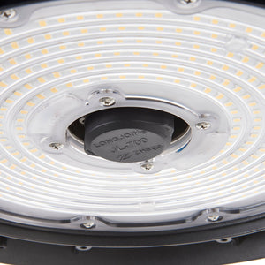 HELIOS Highbay Industrial Ceiling Light for Warehouses & Commercial | LED 150W 21000lm | 4000K Neutral White | IP66 | Black