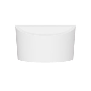 ALPHA G9 LED Up Down Curved Plaster Uplighter Fitting | 3000K Warm ...