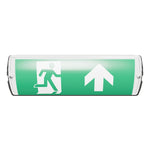 3.5W IP65 LED Emergency Bulkhead Light Fire Exit Sign Legend 3hr Maintained