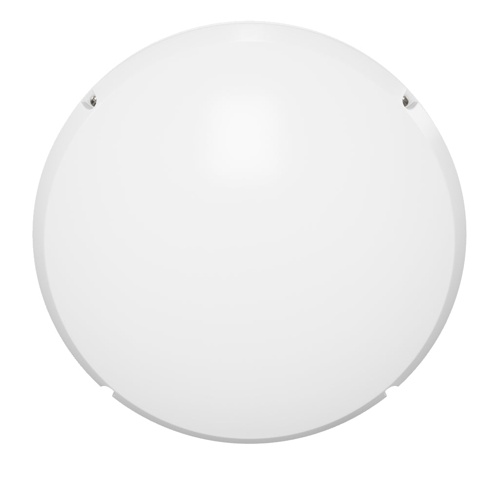 BALHAM Drum Bulkhead Light Fitting | LED 18W 1600lm | CCT Tri-Colour | IP65 | Dusk to Dawn Photocell Sensor