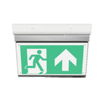 EDGE Surface Wall / Ceiling Exit Running Man Sign Light | LED 3W 200lm | 6000K Daylight White | IP20 | 3hr Emergency