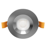 STRATA ONE | Tri-Colour CCT | LED Fire Rated Downlight | Dimmable 6W 600lm | IP65 | Polished Chrome