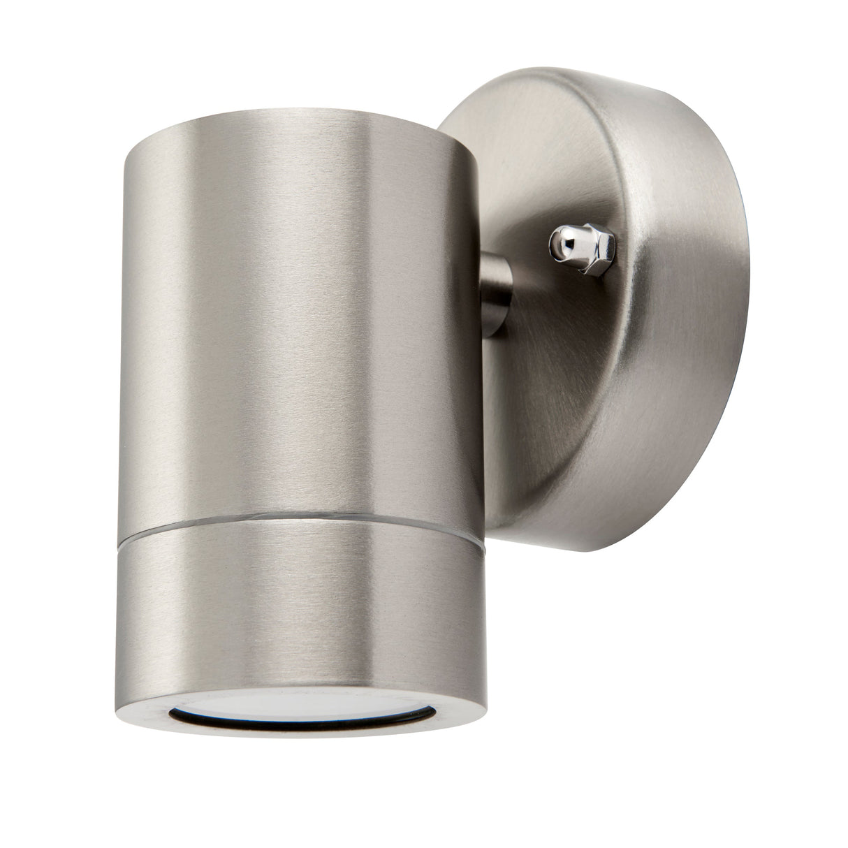 KEW Fixed Stainless Steel Down Outdoor Garden Porch Wall Light | GU10 | IP44 | 6000K Daylight White