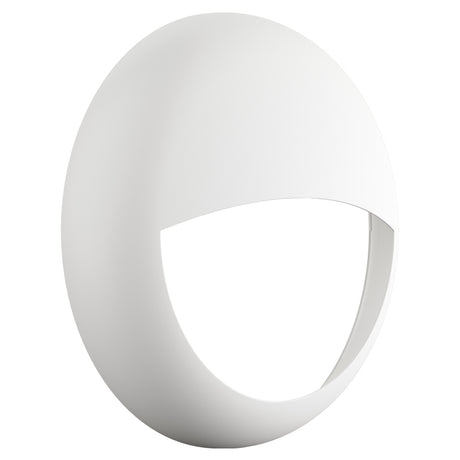 White Eyelid Trim Bezel For LightHub 18W BALHAM IP65 Bulkhead Light