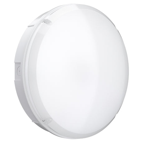 BALHAM 18W IP65 CCT Tri-Colour 3000K 4000K 6000K LED Emergency Sensor Bulkhead Light 