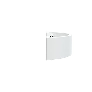 MILLBANK Rectangle Paintable Wall Plaster Uplighter Fitting | E14 (SES) | Up Down Light Effect