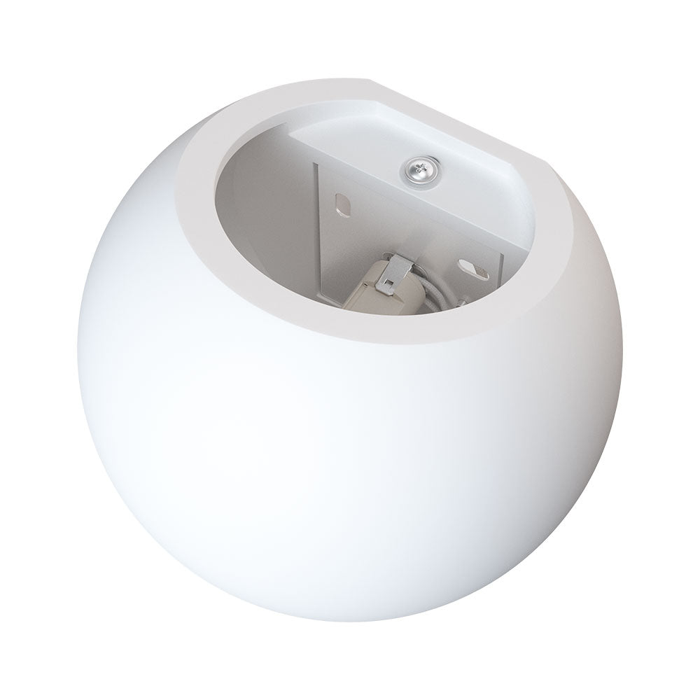 BEXLEY G9 Round Paintable Plaster Uplighter Fitting | Up Down Light Effect