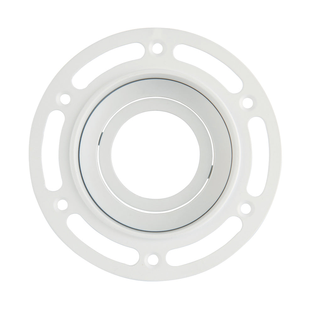 ELDON Plaster-in Trimless Round Downlight | Adjustable | GU10 | White