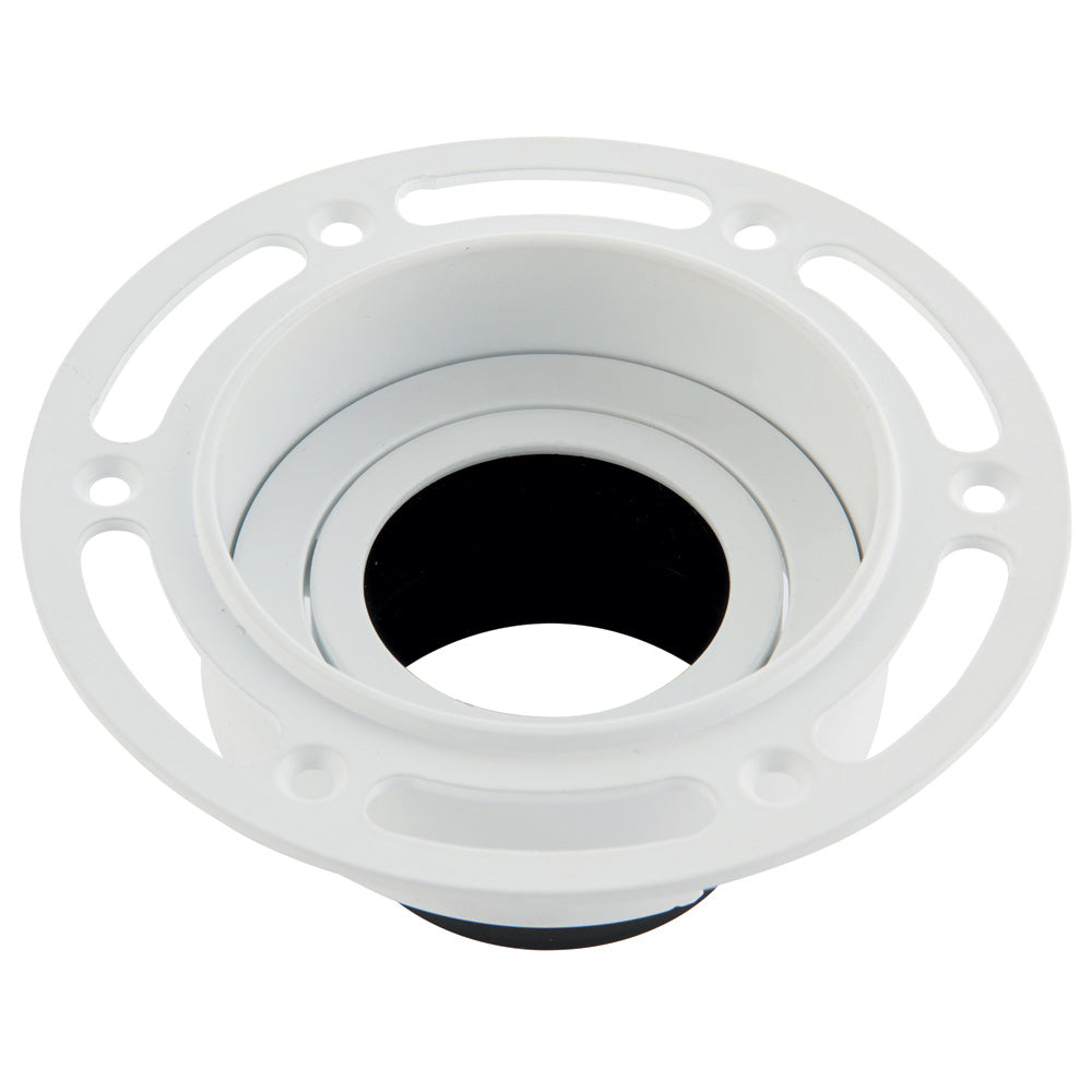 ELDON LED Plaster-in Trimless Round Downlight | Adjustable | GU10 | White | 3000K Warm White