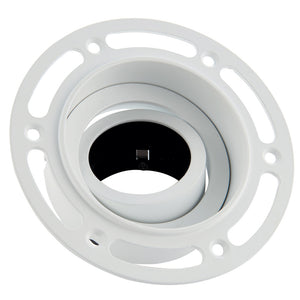 ELDON Plaster-in Trimless Round Downlight | Adjustable | GU10 | White