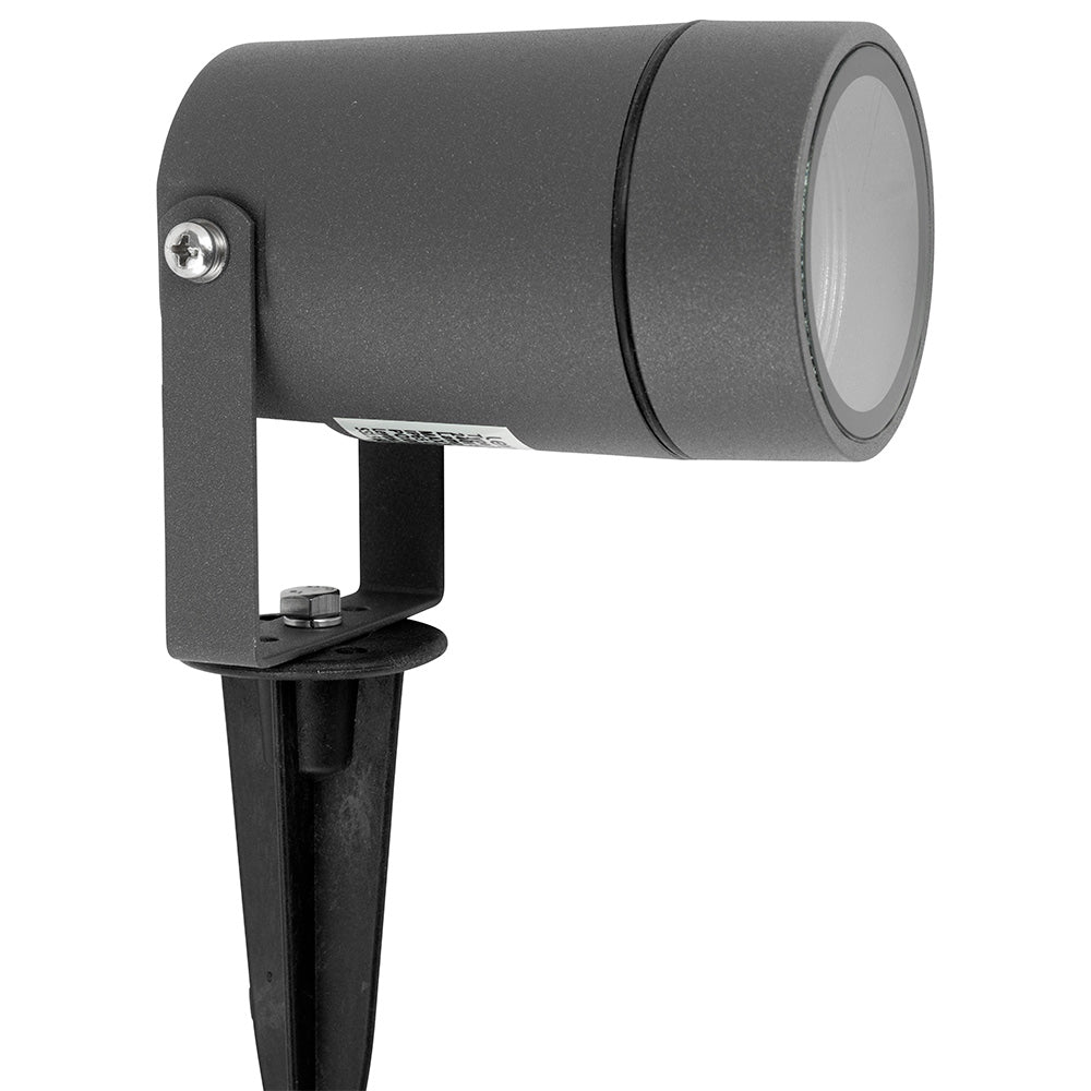 GU10 LED IP65 Outdoor Spike Garden Ground / Wall Adjustable Spot Light - 4000K Warm White