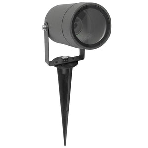 GU10 LED IP65 Outdoor Spike Garden Ground / Wall Adjustable Spot Light - 4000K Warm White