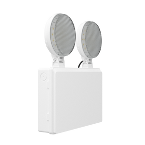 TWIN SPOT Self-Test Wall Light | LED 4W 405LM | 6500K Daylight | IP20 | Non-Maintained | 3hr Emergency Function