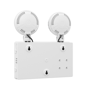 TWIN SPOT Self-Test Wall Light | LED 4W 405LM | 6500K Daylight | IP20 | Non-Maintained | 3hr Emergency Function