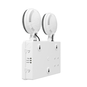 TWIN SPOT Self-Test Wall Light | LED 4W 405LM | 6500K Daylight | IP20 | Non-Maintained | 3hr Emergency Function